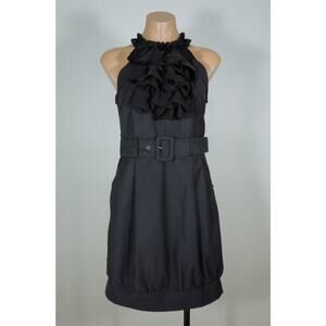 FUN FUN (size S) Black Ruffle Sleeveless Dress